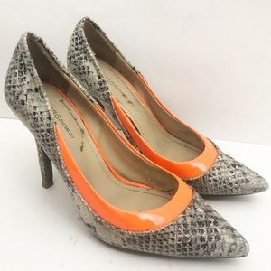BCBGeneration Snakeskin Print‎ Heels Size 6